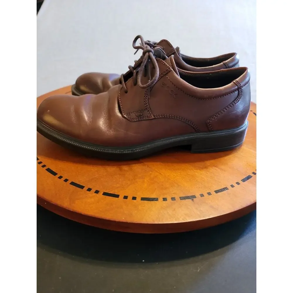 ECCO Helsinki Classic Oxford Dress Shoes in brown leather Size 7